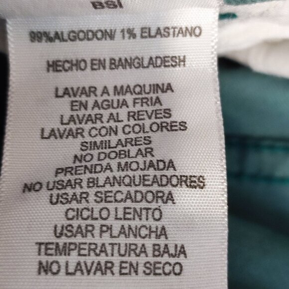 Levis 510 jeans women's size 12 reg. 26X26 green super skinny, stretch - Picture 8 of 12